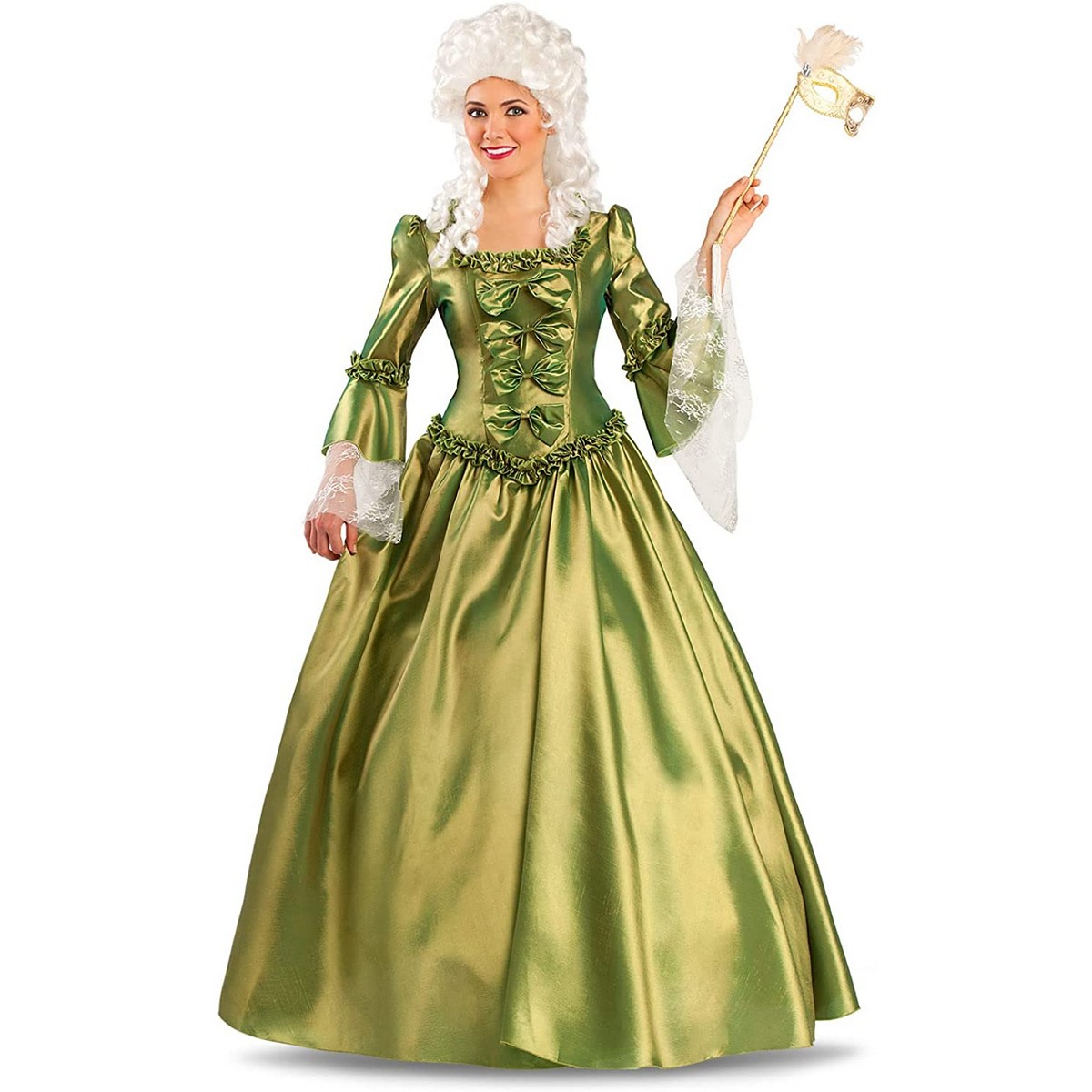 Maskeraddräkt vuxna My Other Me Versailles Grön Kurtisan M/L - 4