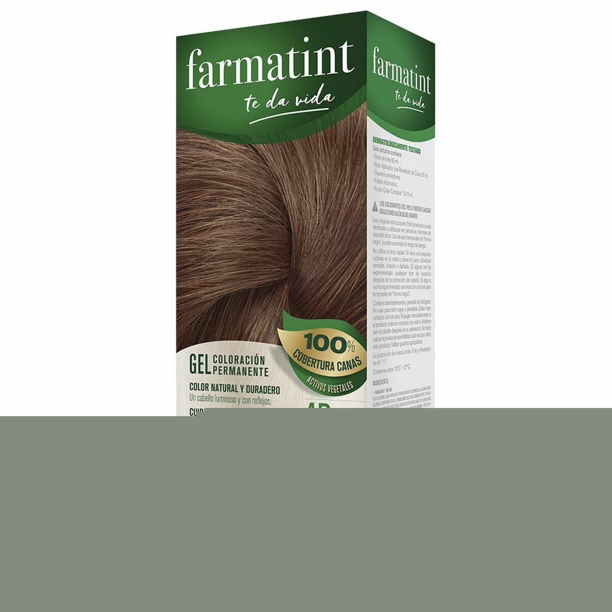 Permanent färg Farmatint 380230 4r-Castaño Cobrizo Nº 4r-Castano Cobrizo Gel (5 antal) - 2