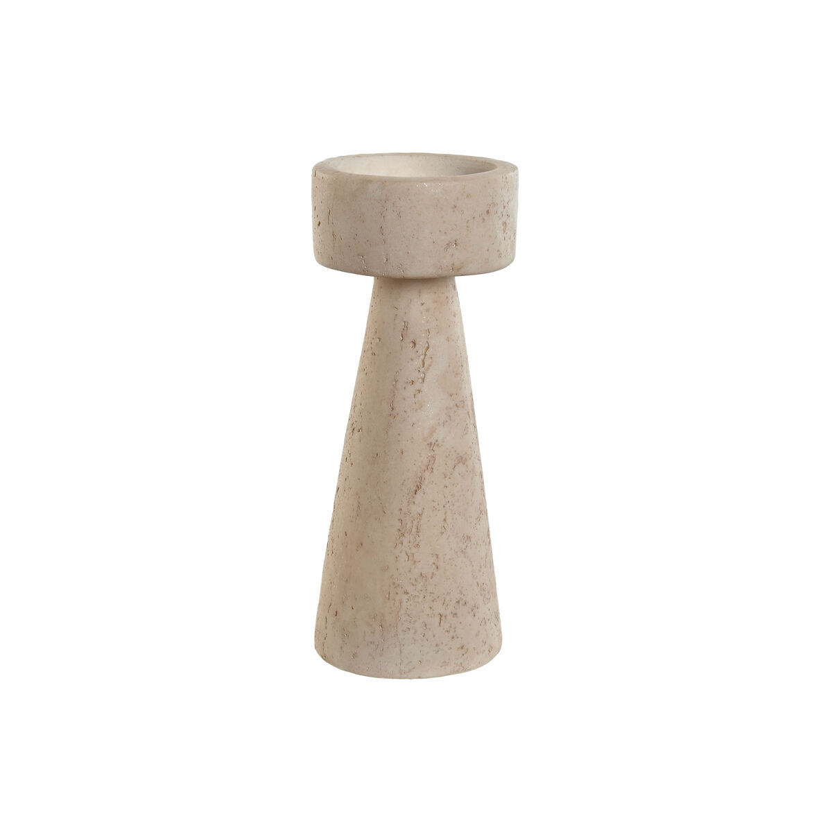 Kandelaber Home ESPRIT Beige Harts Marmor 10 x 10 x 25 cm - 4