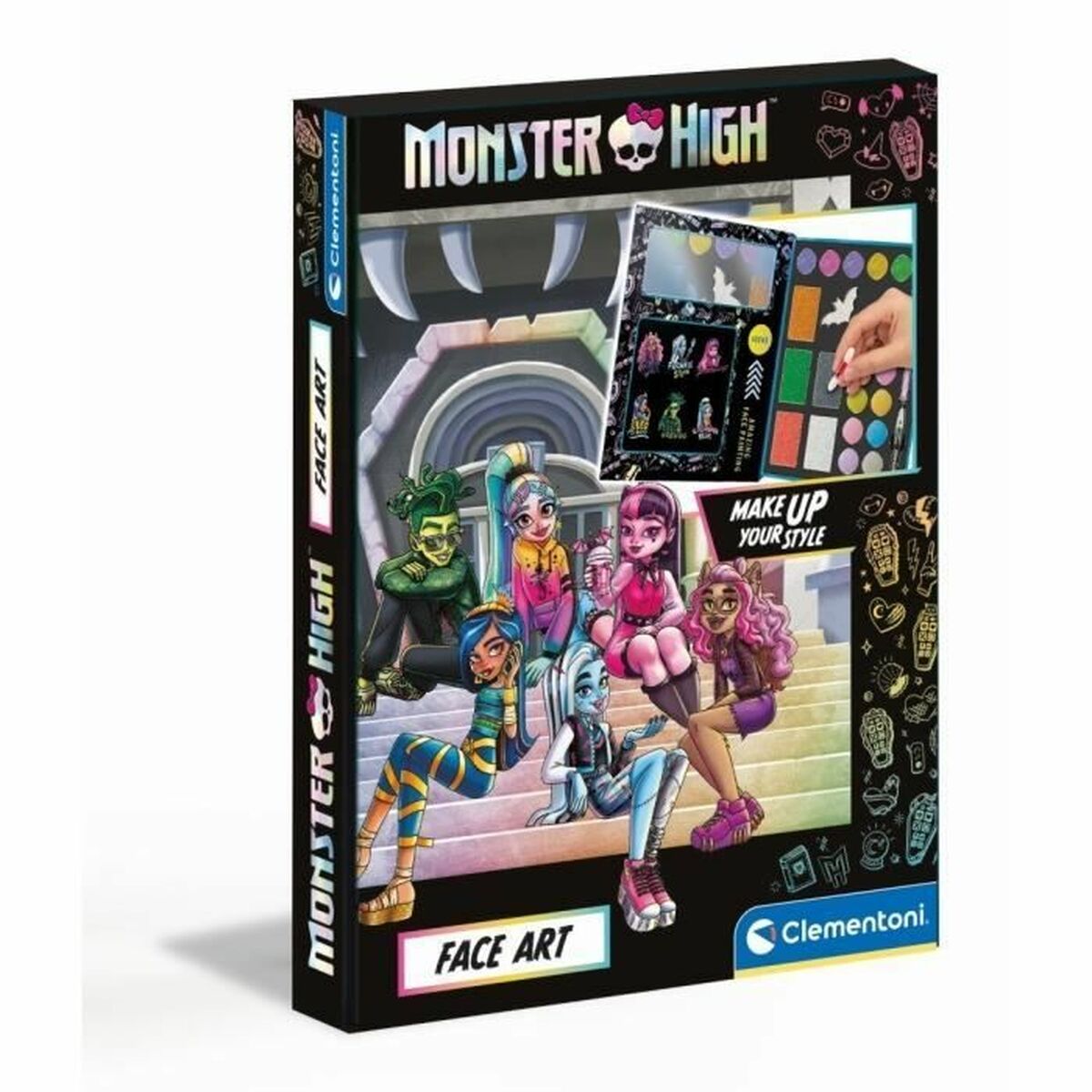Sminkset för barn Clementoni Monster High Fashion Designer Multicolour - 4