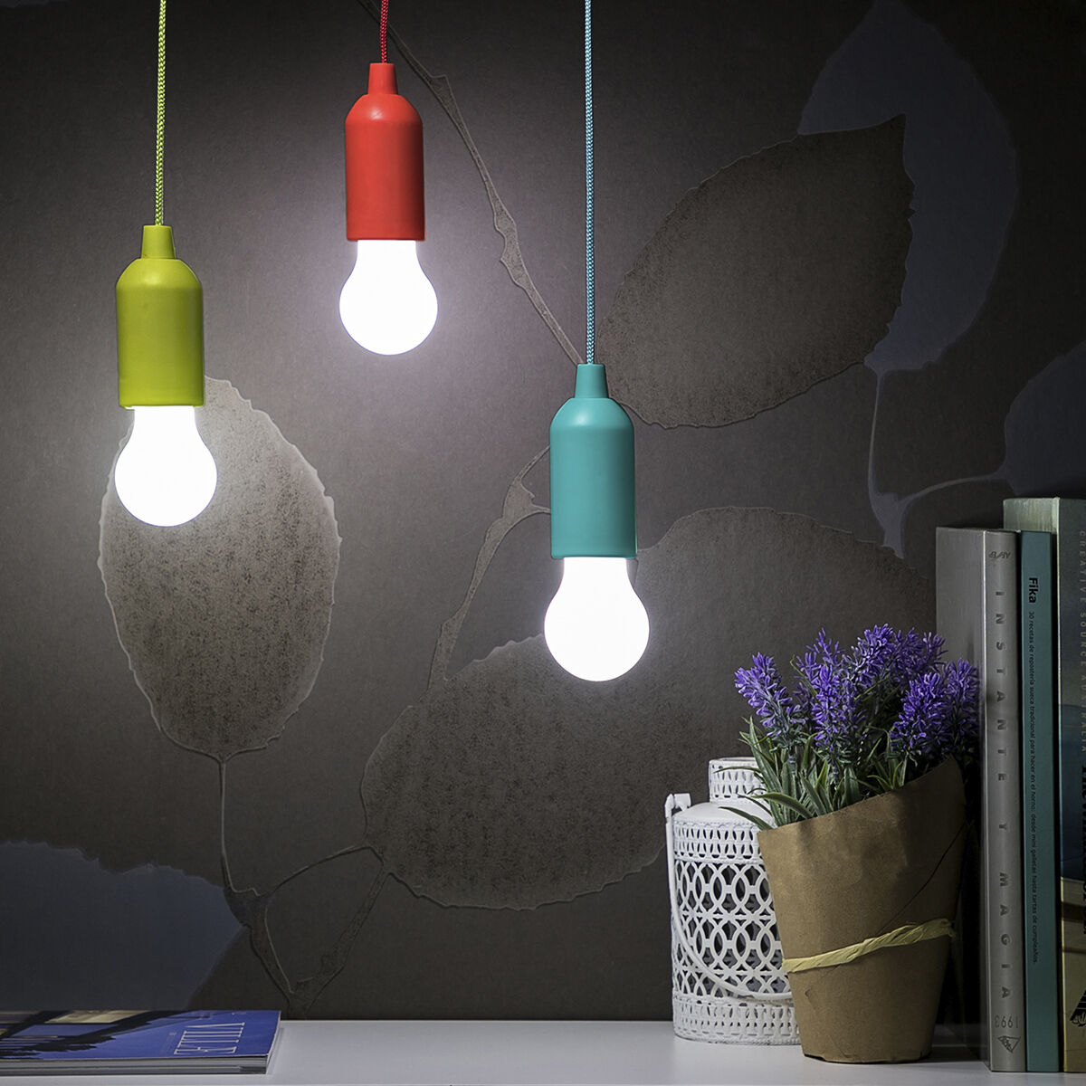 Bärbar LED-lampa med sladd Bulby InnovaGoods - 4