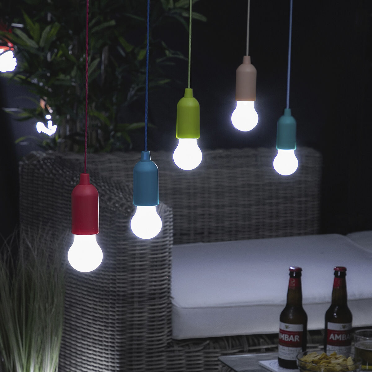 Bärbar LED-lampa med sladd Bulby InnovaGoods - 2