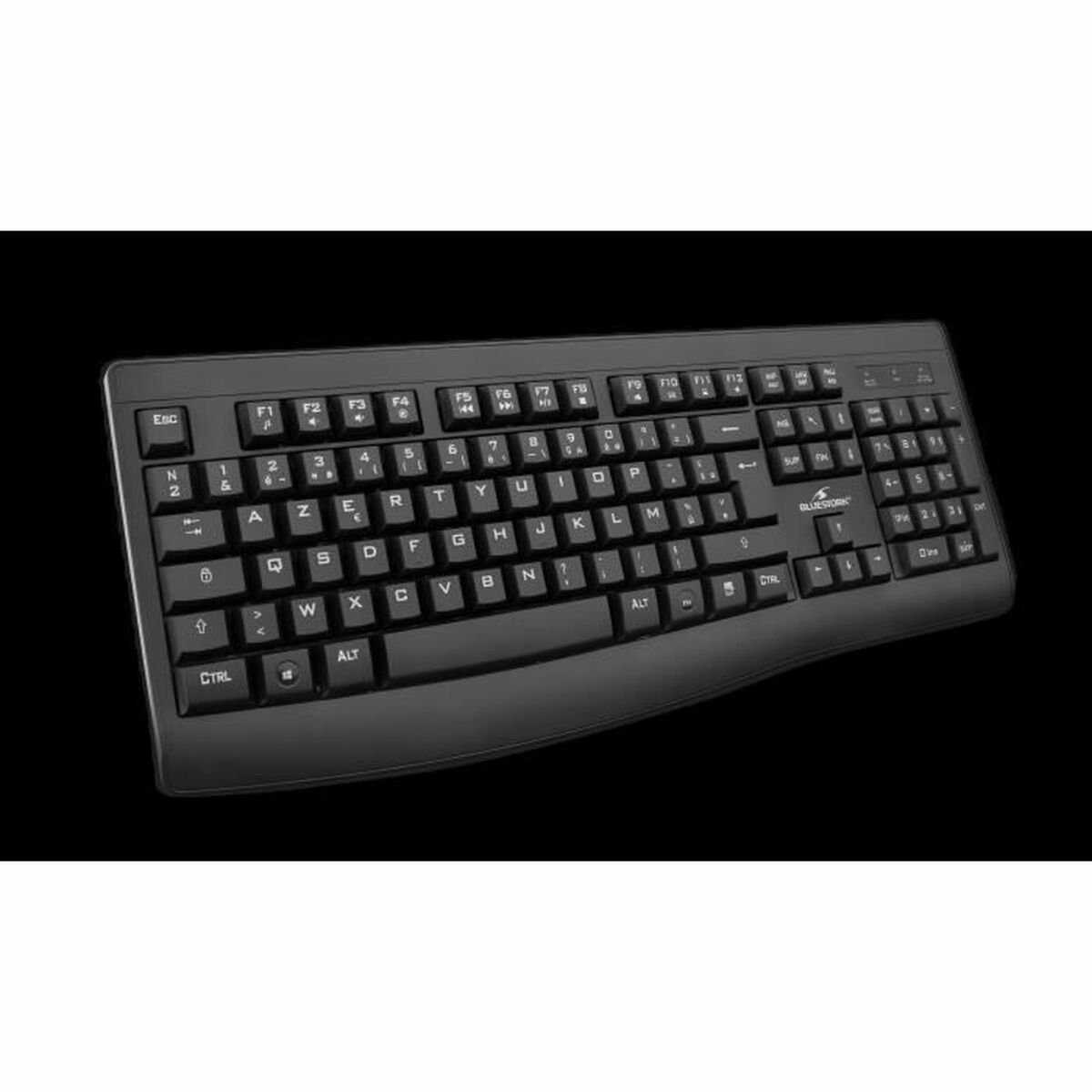 Tangentbord och Mus Bluestork Clavier Souris Sans Fil Svart - 6