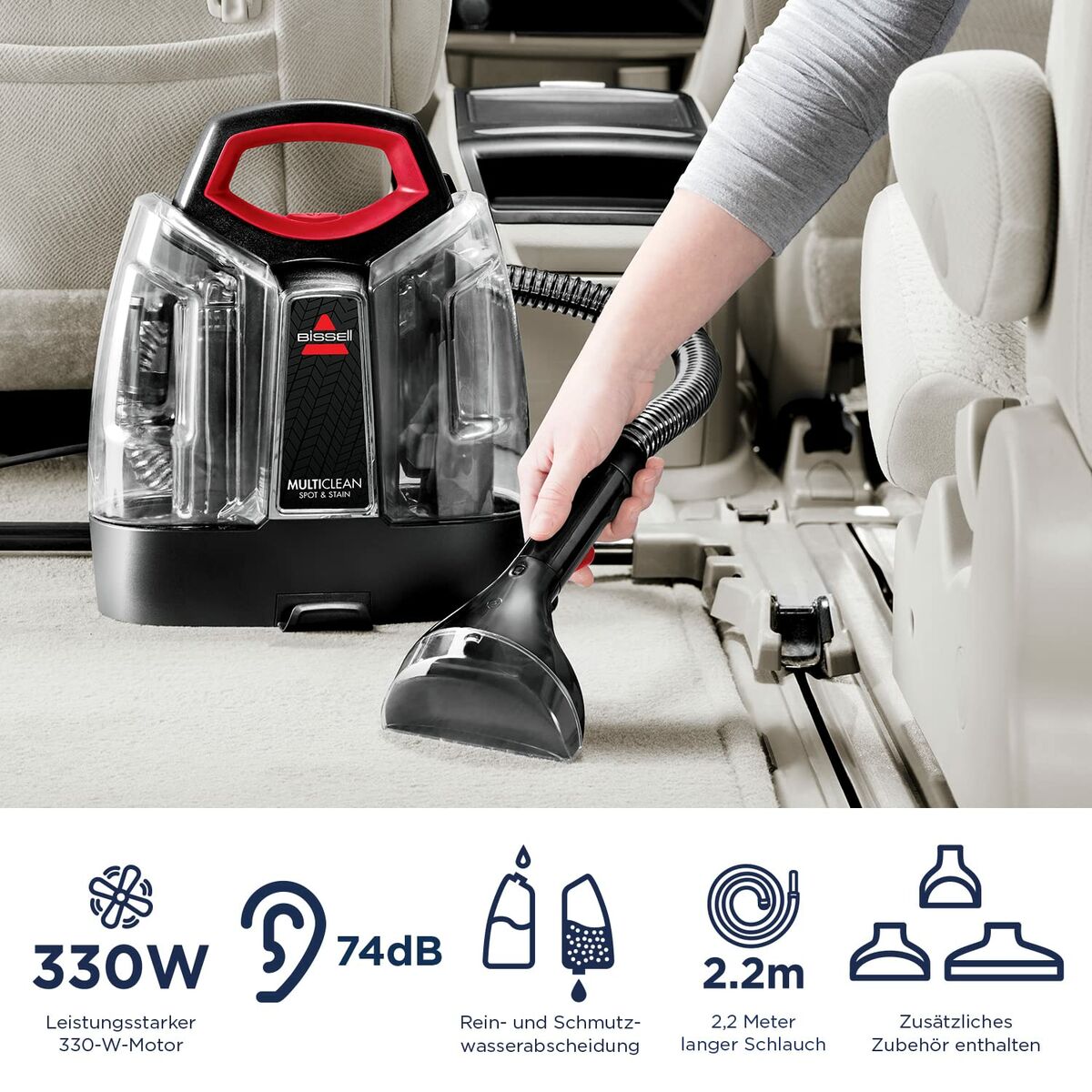 Utsug Bissell 4720M Svart Röd rouge 300 W - 3