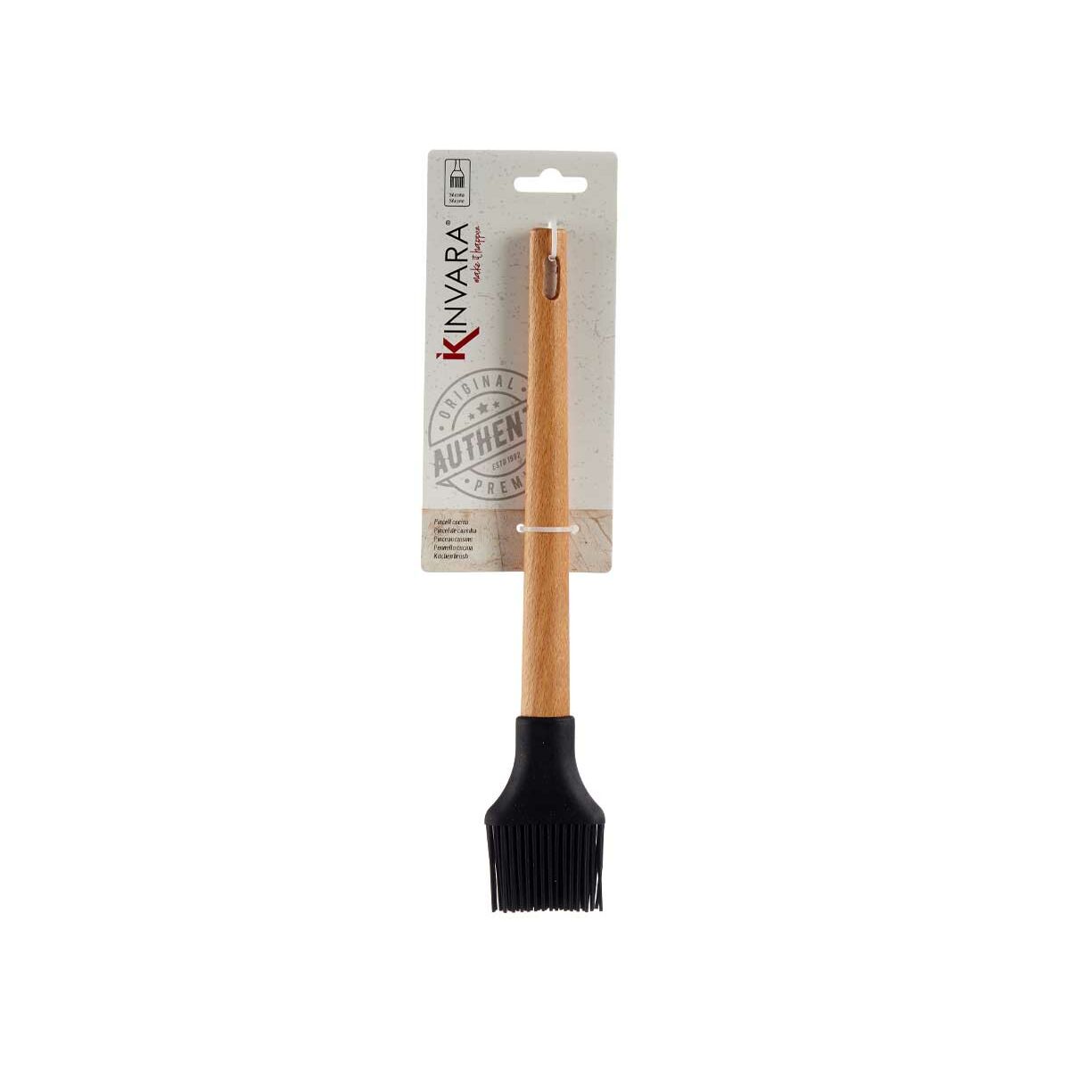 Silikonpensel Kinvara HW418868 bokträ 5 x 1,8 x 28 cm (48 antal) - 2