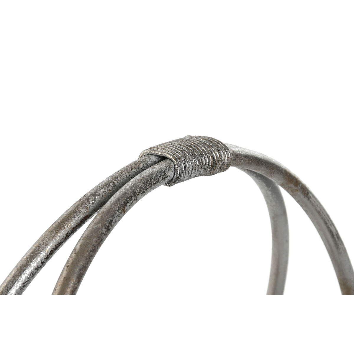 Ljusstakar Home ESPRIT Silvrig Metall 38 x 16 x 38,5 cm 38 x 16 x 39 cm (2 antal) - 2