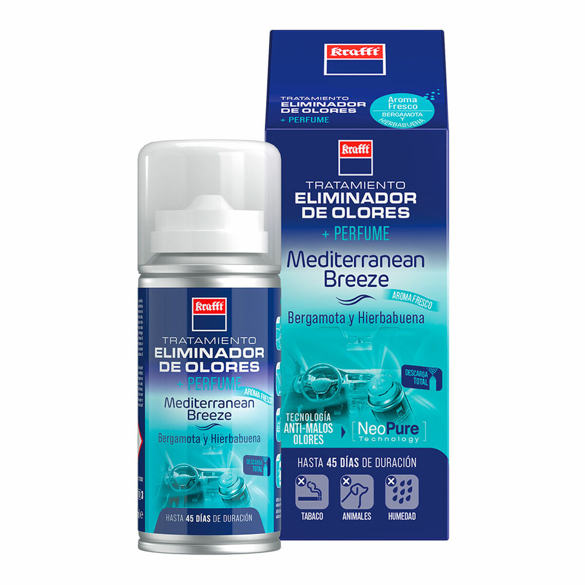 Rengöringsmedel för instrumentpaneler Krafft Mediterranean breeze 150 ml Bergamott