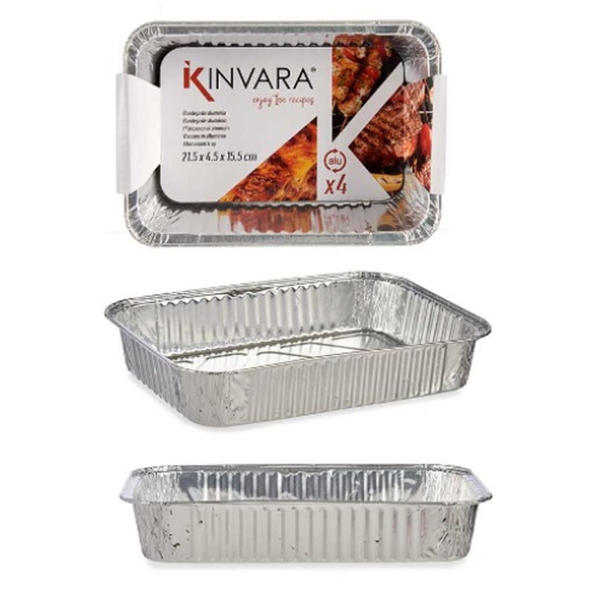 Set med matbrickor Kinvara Disponibel 12 antal - 5