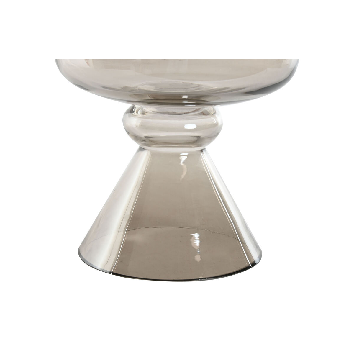Ljusstakar Home ESPRIT Transparent Glas 24 x 24 x 43 cm - 3