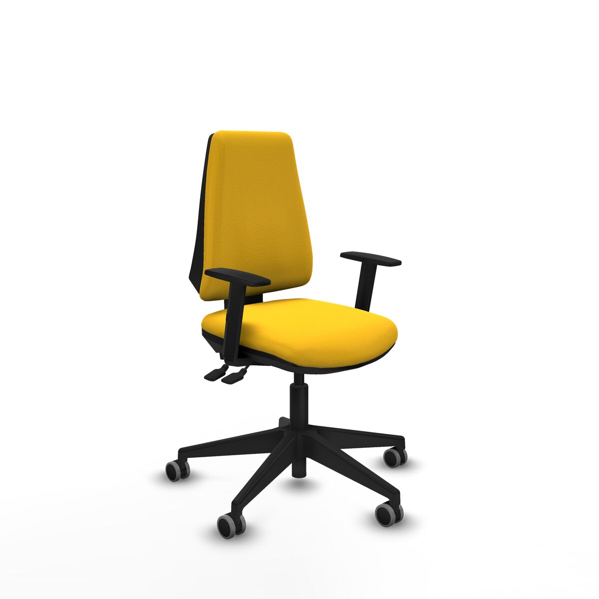 Kontorsstol Piqueras y Crespo B1D066G Gul
