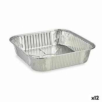 Set med matbrickor Kinvara Disponibel Fyrkantig 12 antal