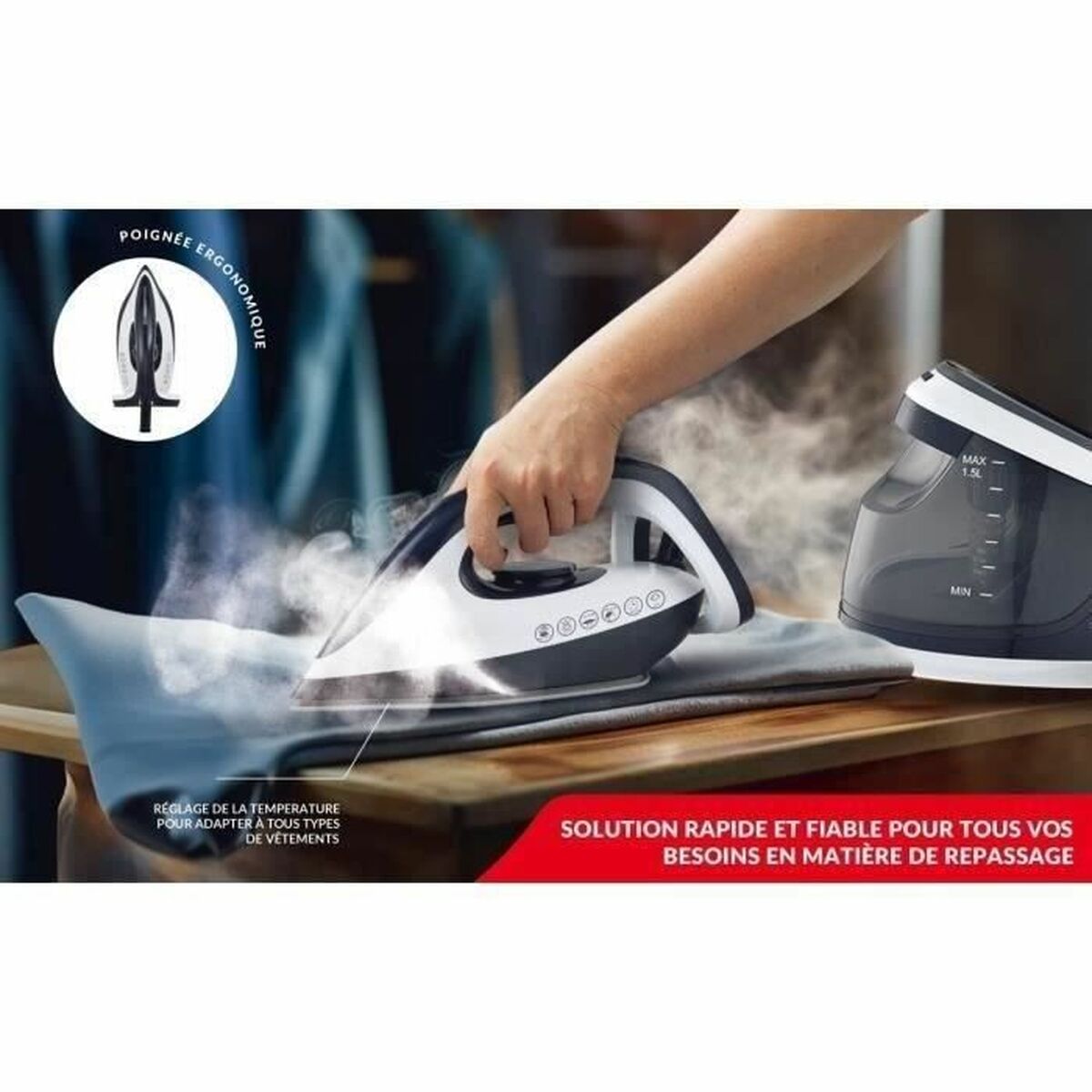 Vertikalt ångstrykjärn Fagor 2800 W - 3