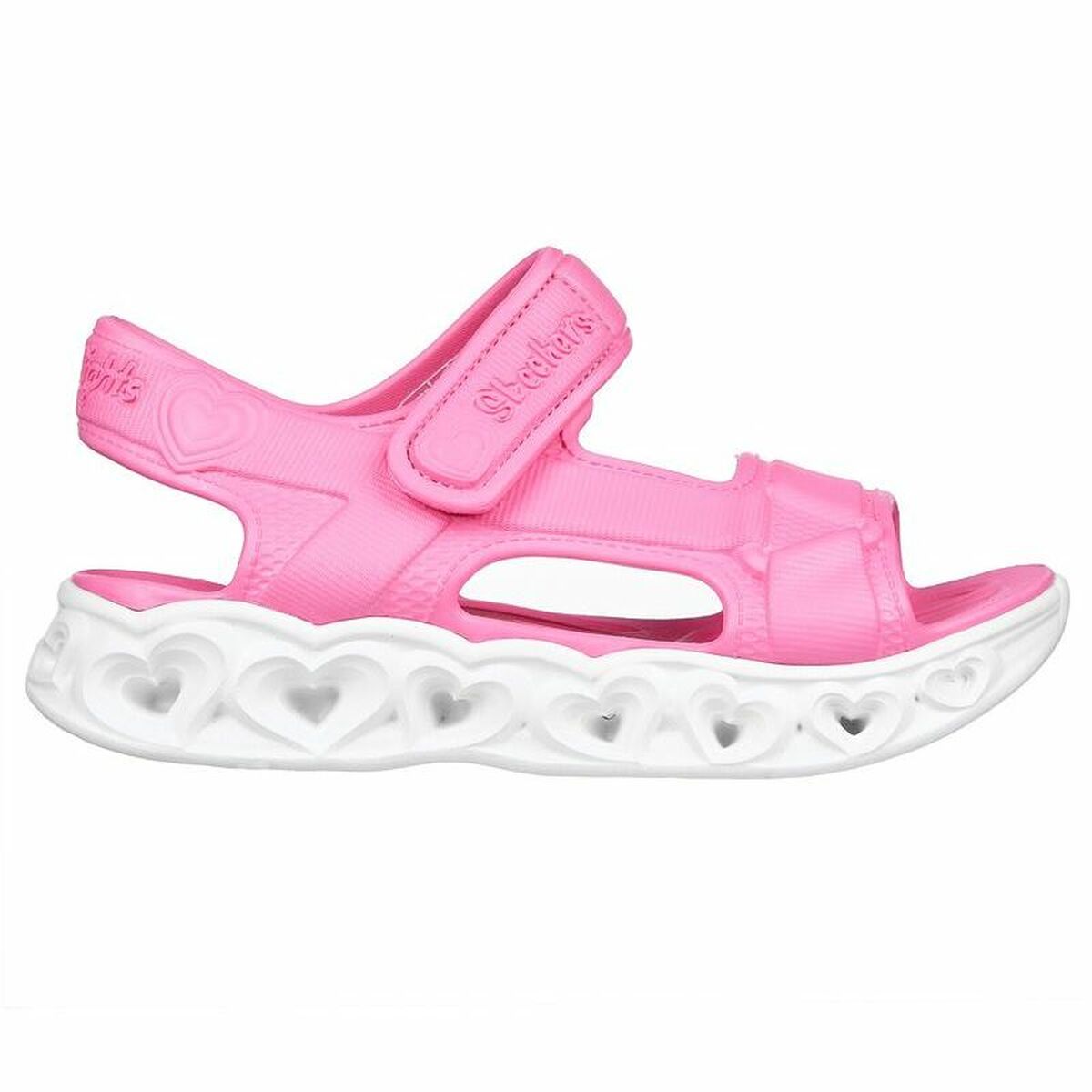 Sandaler till barn Skechers Lighted Molded Top Rosa - 5