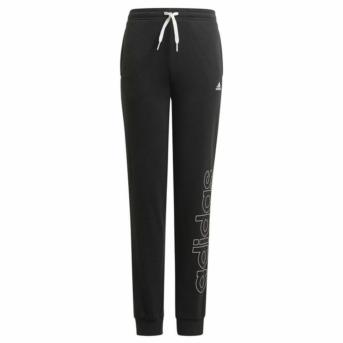 Nederdel träningsoverall för barn Adidas  Essentials French Terry Svart - 13