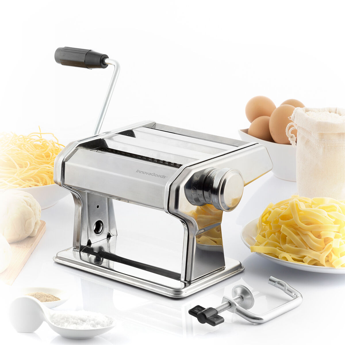 Maskin för att göra färsk pasta med recept Frashta InnovaGoods - 15