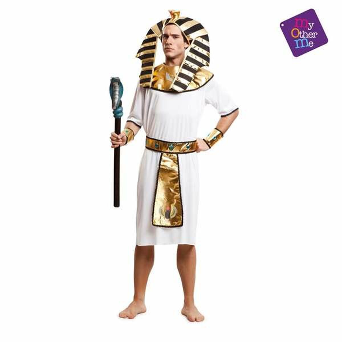 Maskeraddräkt vuxna My Other Me Egyptian Gold Vit M/L - 5