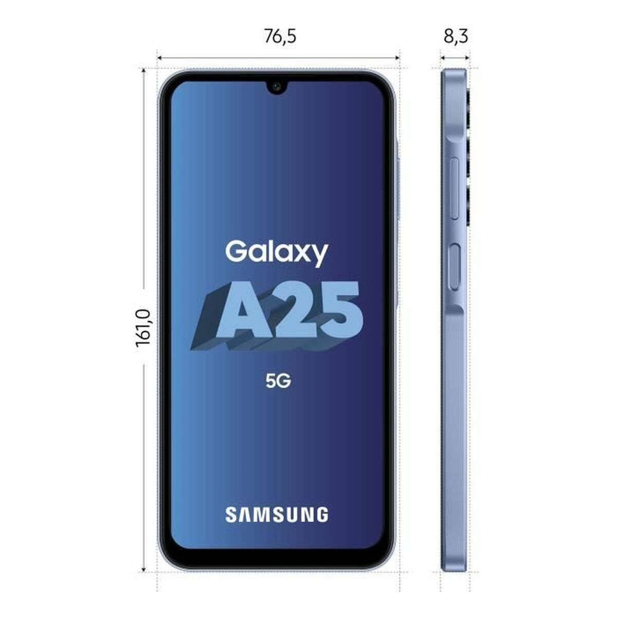 Smartphone Samsung SM-A256BZBDEUB Exynos 1280 Blå - 3