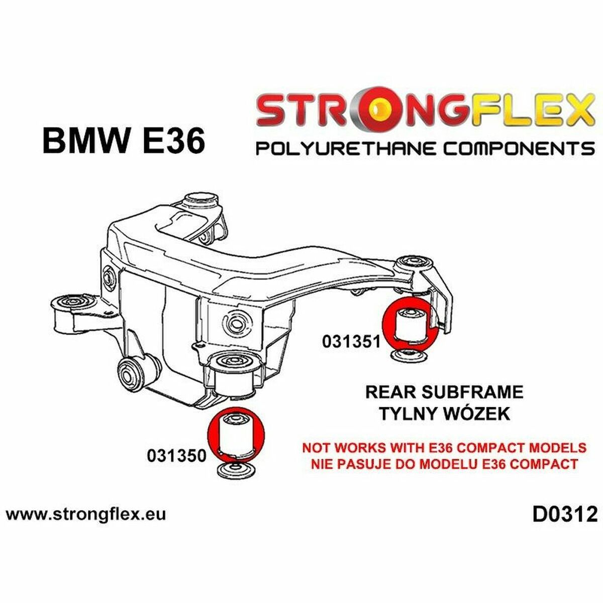 Silentblock Strongflex STF036105A - 2