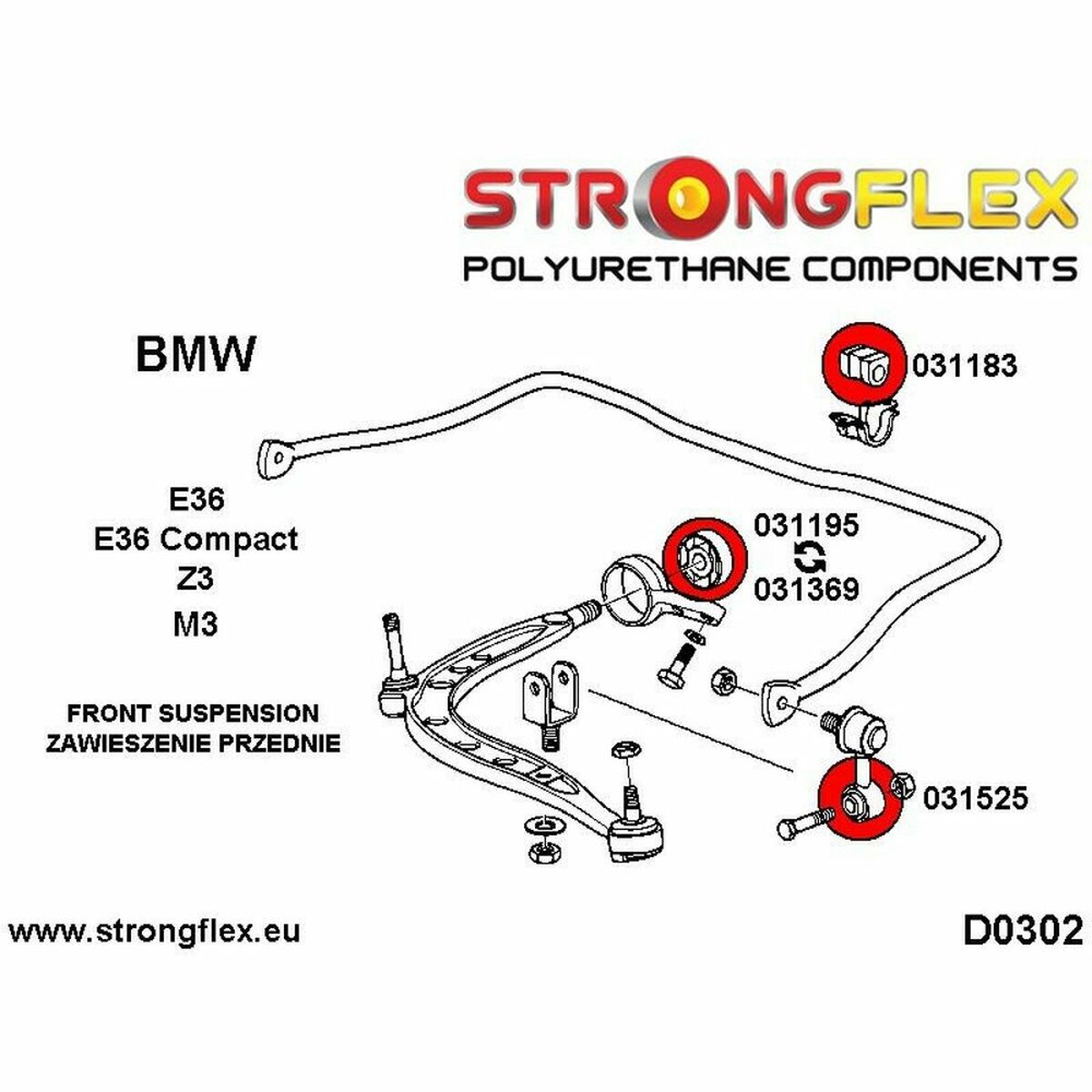 Silentblock Strongflex STF036105A - 5