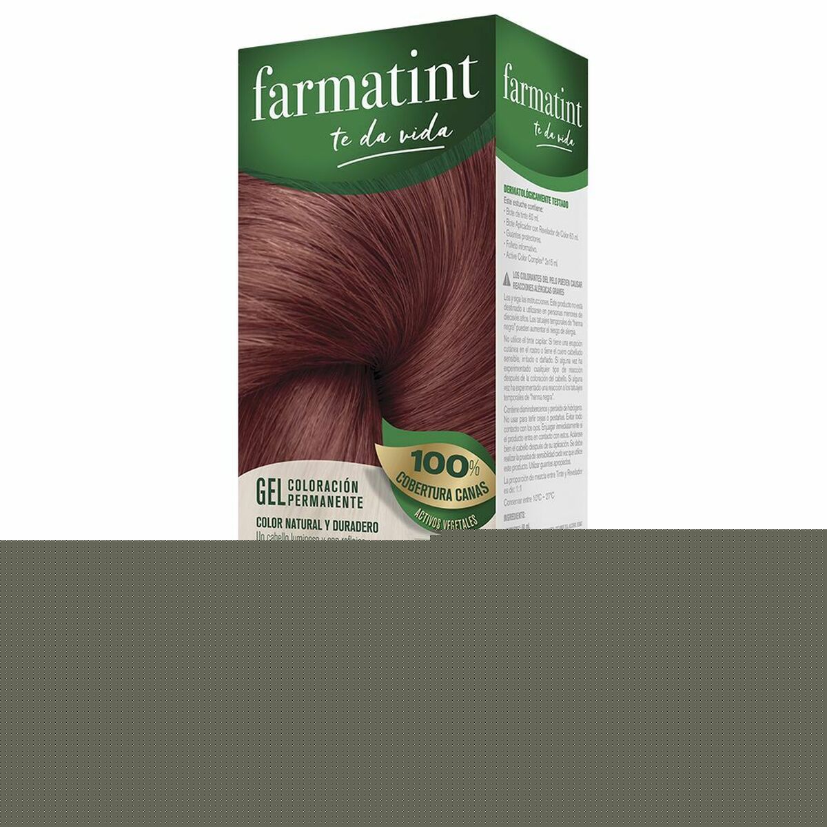 Permanent färg Farmatint 380229 7m-Rubio Caoba Nº 7m-Rubio Caoba Gel (5 antal) - 2