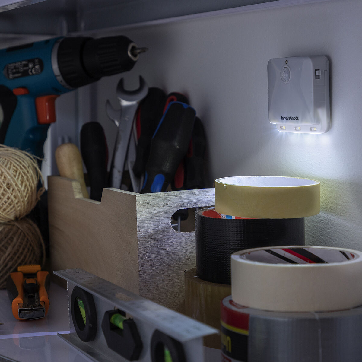 LED-lampa med rörelsesensor Lumtoo InnovaGoods 2 antal - 6