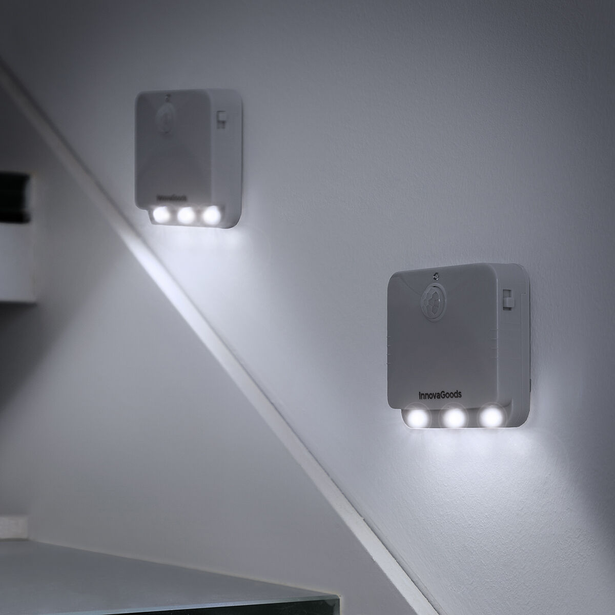 LED-lampa med rörelsesensor Lumtoo InnovaGoods 2 antal - 2