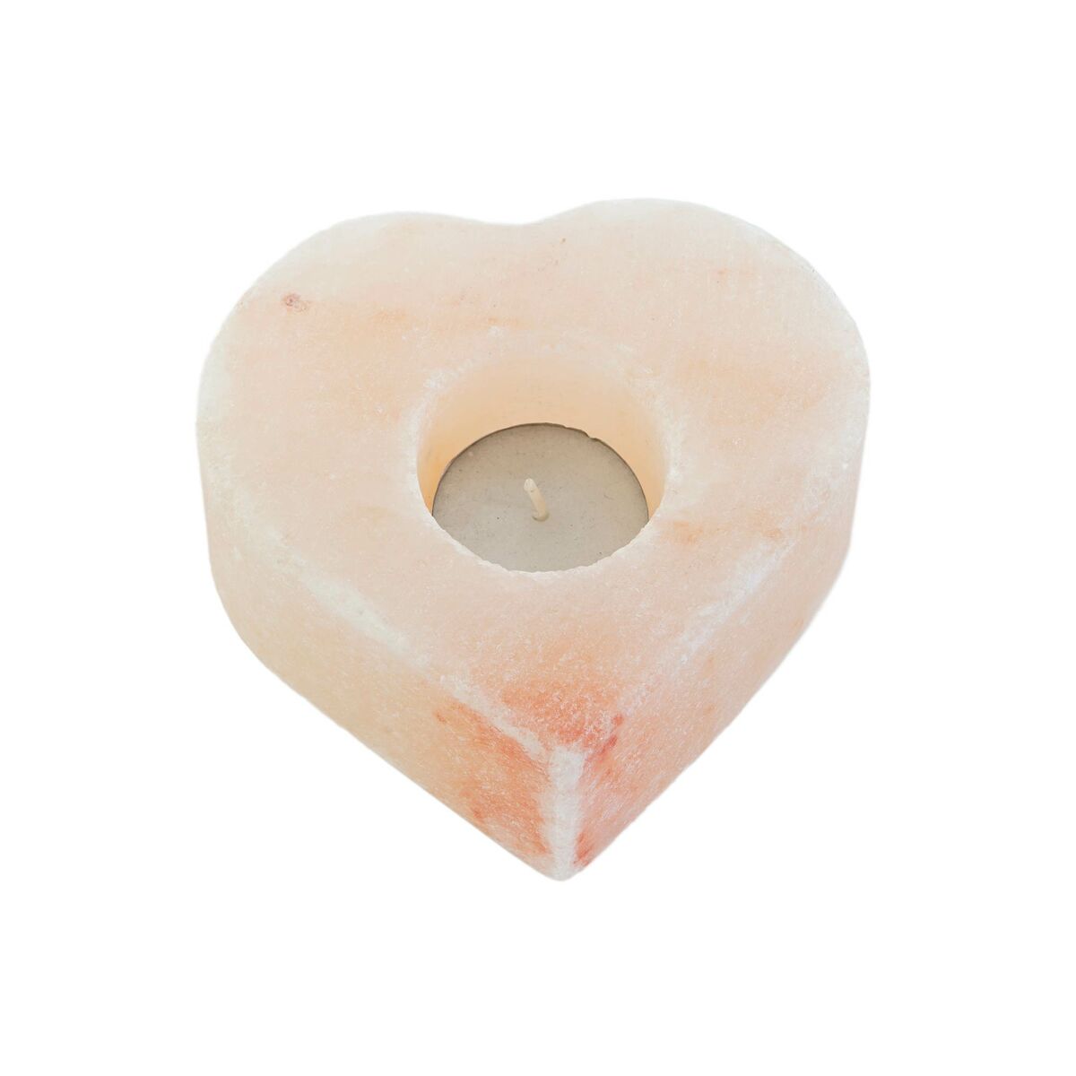 Ljusstakar DKD Home Decor Rosa Naturell Salt 11 x 11 x 5 cm (2 antal) - 3