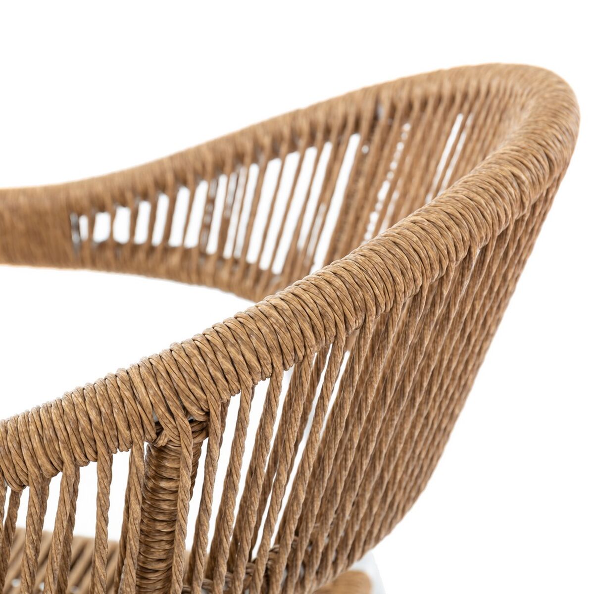 Kerti szék Neska Vit Aluminium syntetisk rattan 56 x 59,5 x 81 cm - 3