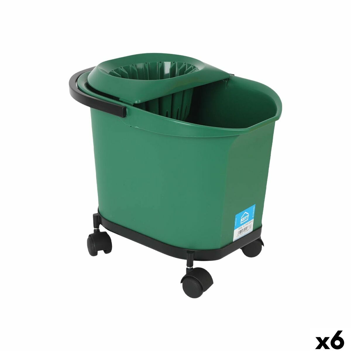 Hink Kety Grön 16 L 40,5 x 30 x 35 cm (6 antal)