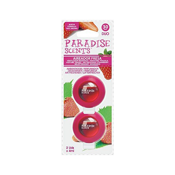 Billuftfreser Paradise Scents Jordgubbe Duo (2 uds)