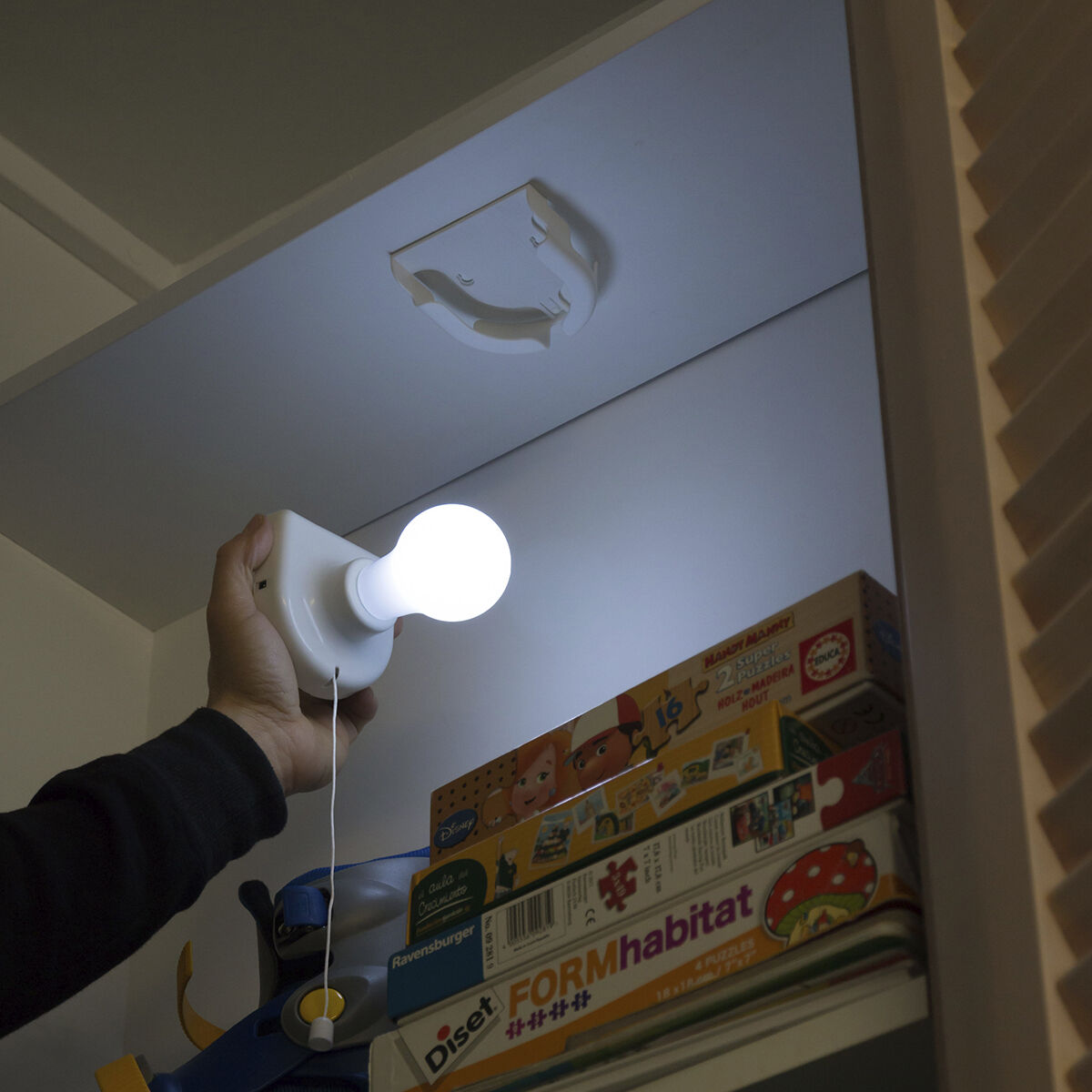 Bärbar LED glödlampa Stilamp InnovaGoods - 4