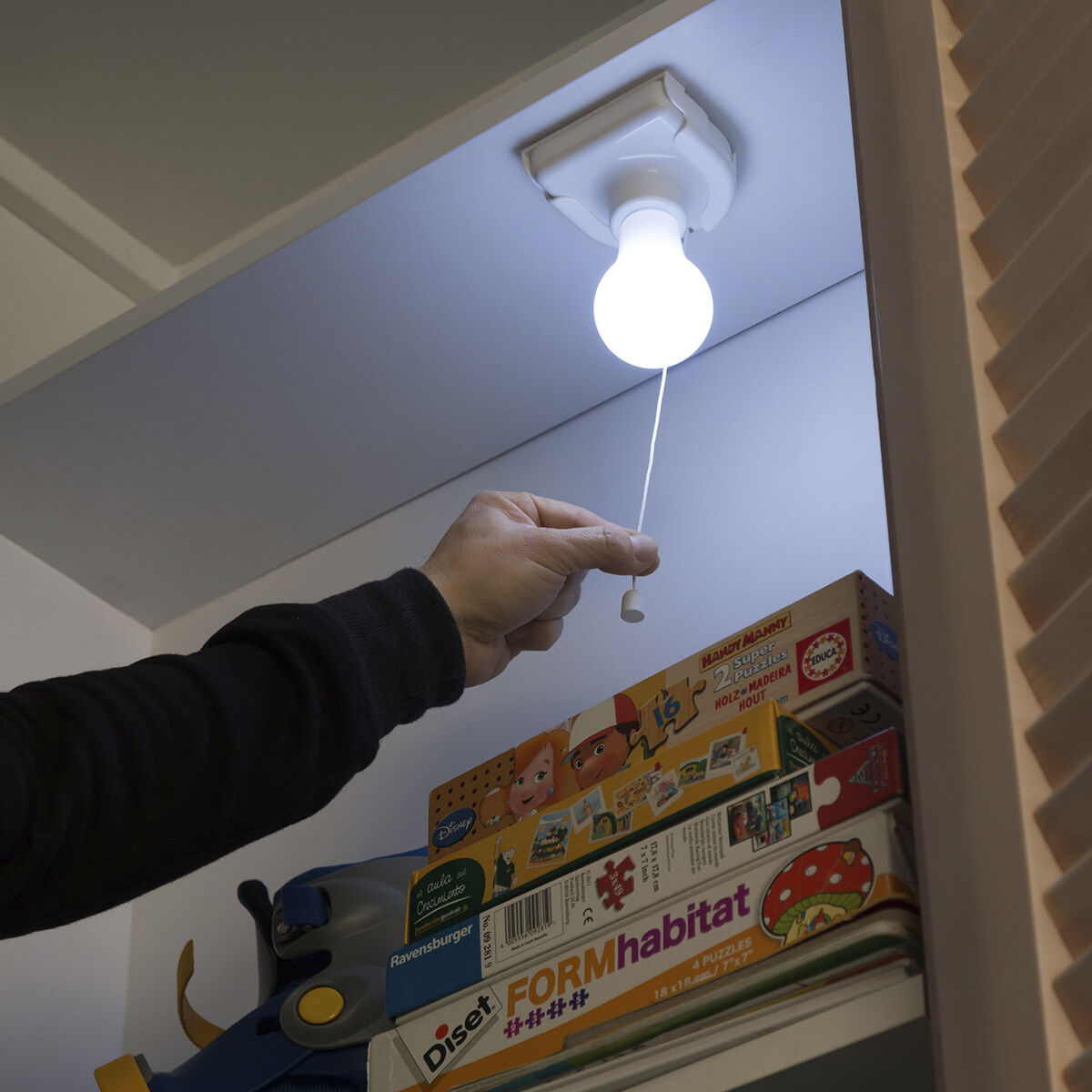 Bärbar LED glödlampa Stilamp InnovaGoods - 9