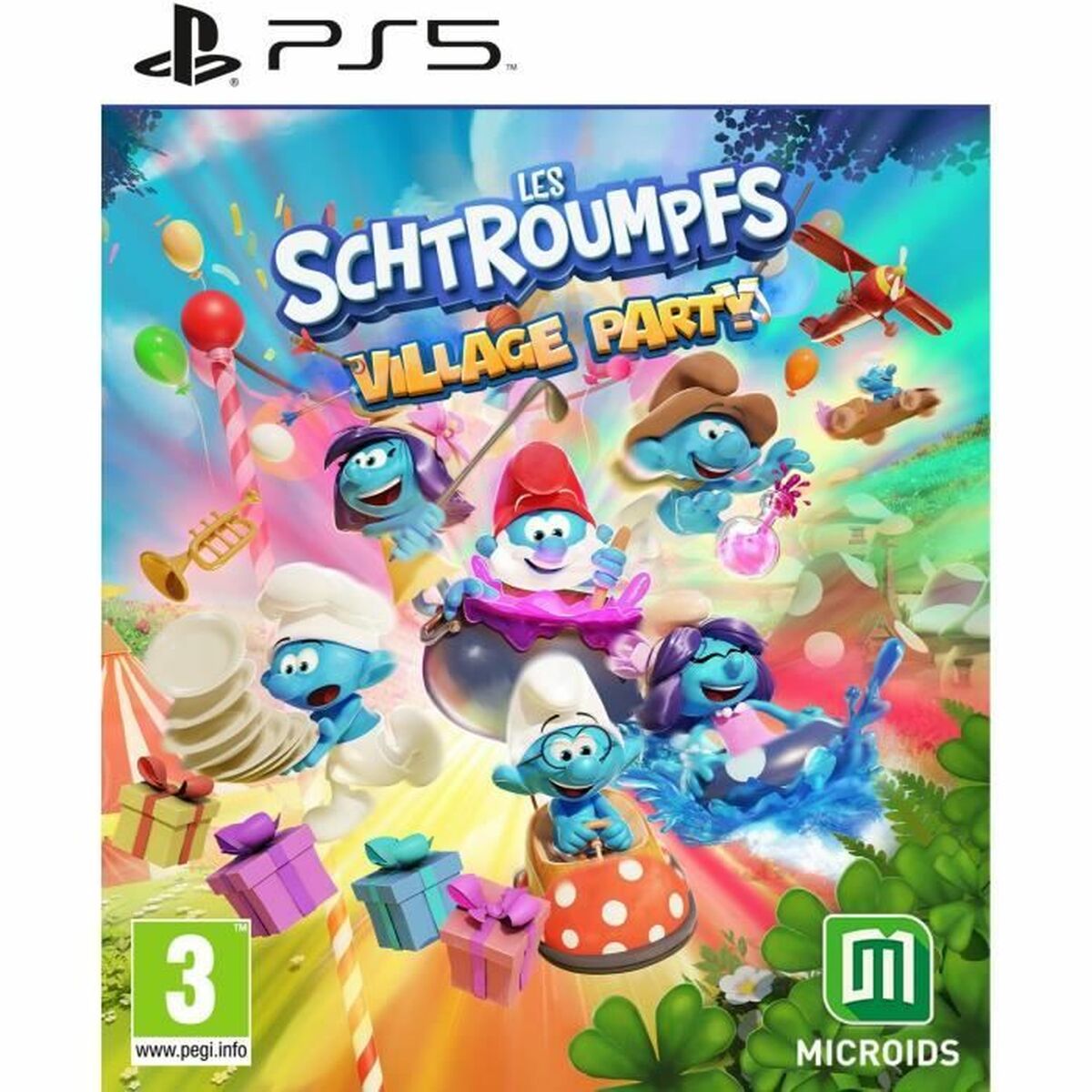 PlayStation 5 Videospel Microids Les Schtroumpfs Village Party
