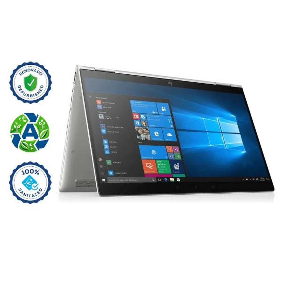 Bärbar dator HP EliteBook X360 13" Intel Core I5-8265U 16 GB RAM 512 GB SSD 256 GB SSD Qwerty Spanska (Renoverade A)