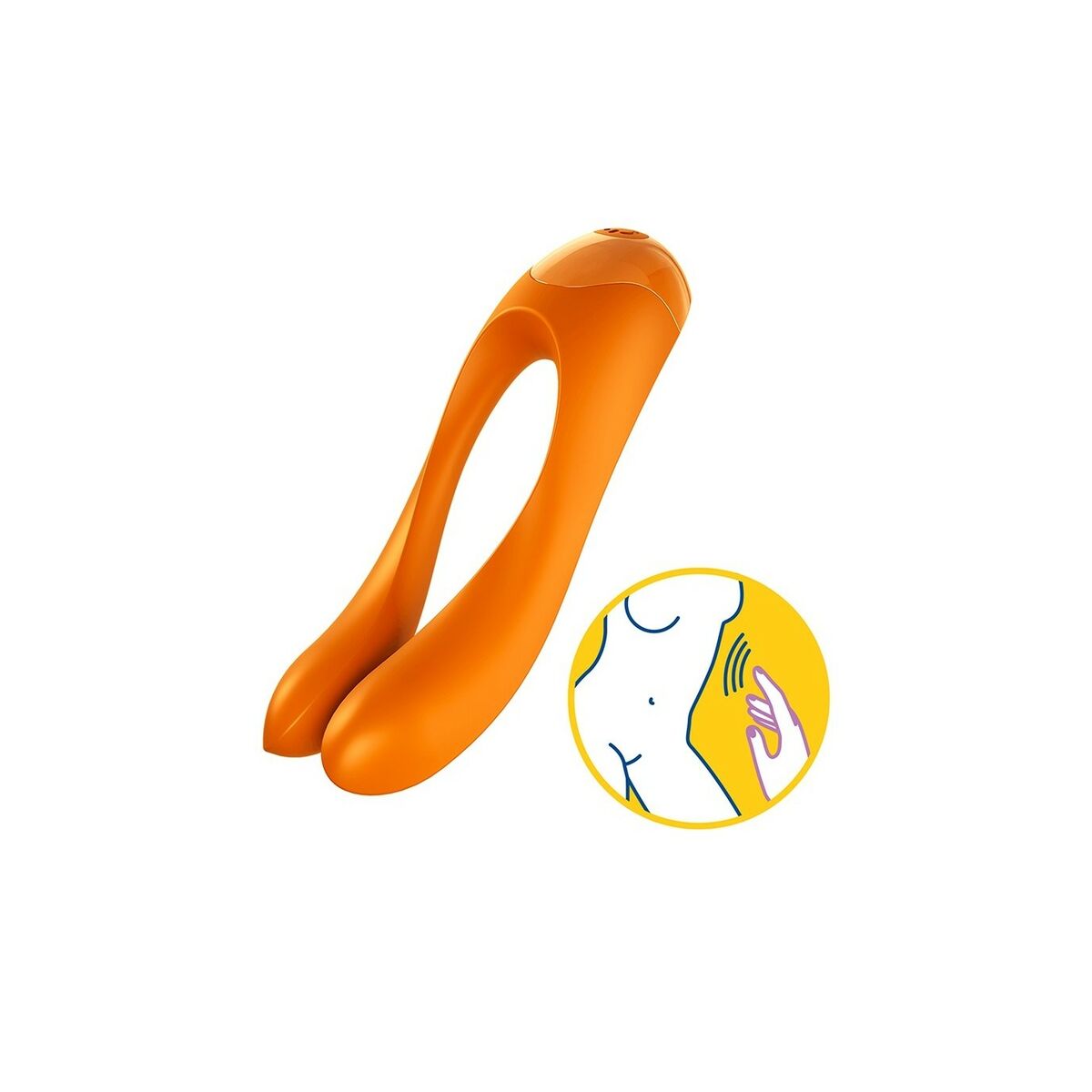 Massageapparat för par Satisfyer Candy Cane Orange - 2