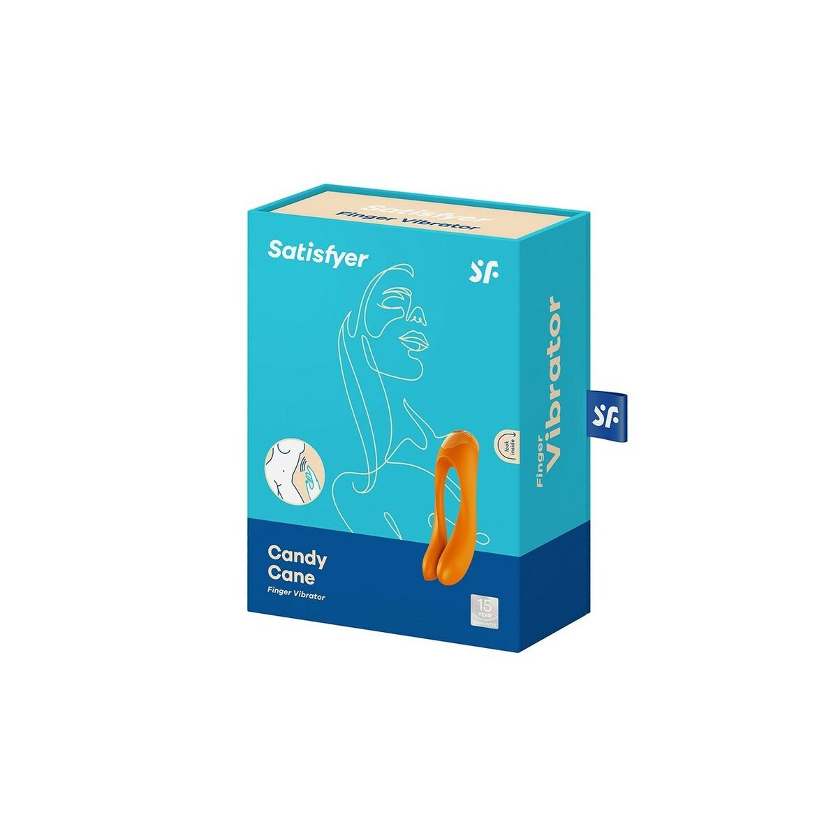 Massageapparat för par Satisfyer Candy Cane Orange - 6