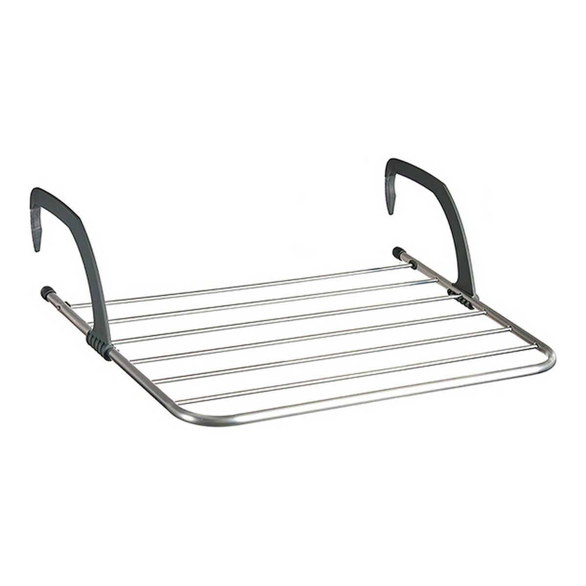 Torklina Kipit Vit Silvrig Ljusgrå Mörkgrå Aluminium Plast 63 x 3 x 50 cm 62,5 x 50 x 16,5 cm 62,5 x 3 x 50 cm 63 x 2,5 x 50 cm - 4