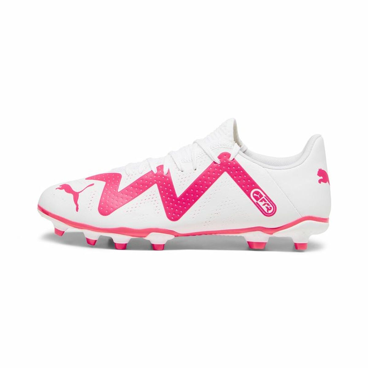 Fotbollsskor för vuxna Puma Future Play FG/AG Vit Fuchsia