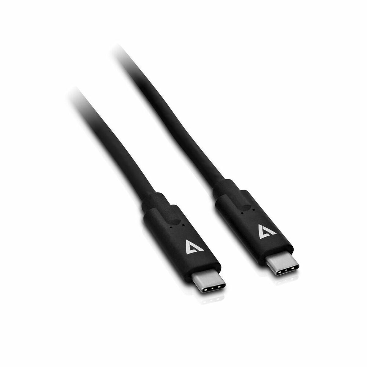 USB-C-kabel V7 V7UCC-2M-BLK-1N Svart 2 m