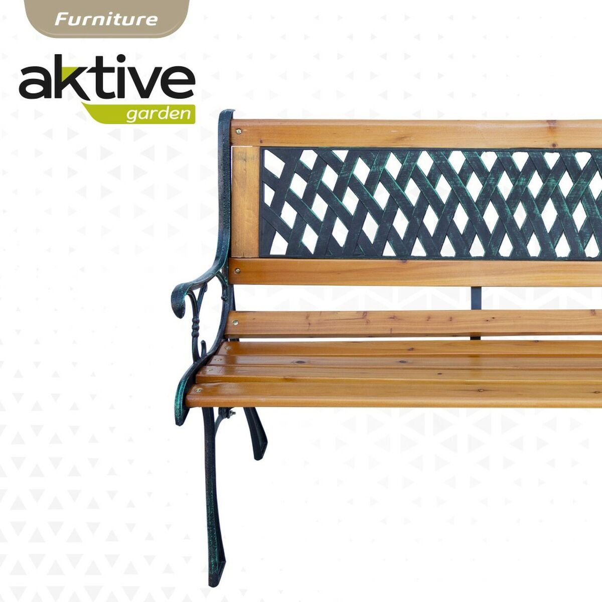 Bänk Aktive Trä 125 x 73 x 52 cm - 3