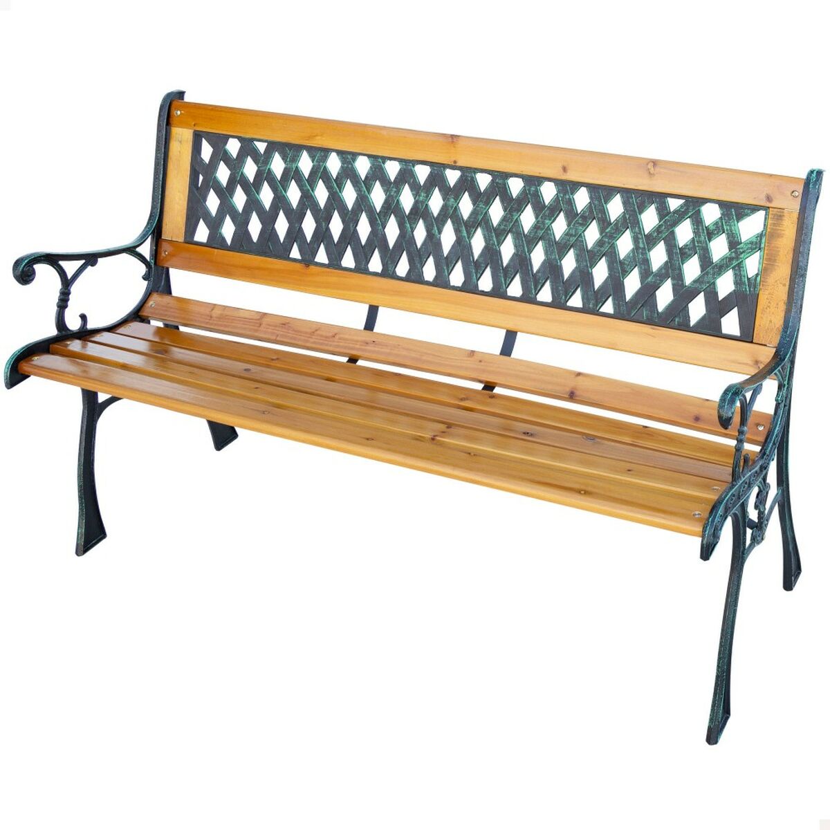 Bänk Aktive Trä 125 x 73 x 52 cm