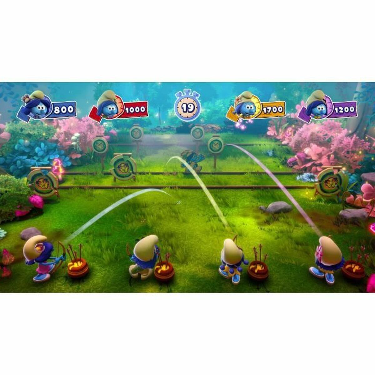 TV-spel för Switch Microids Les Schtroumpfs : Village Party - 4