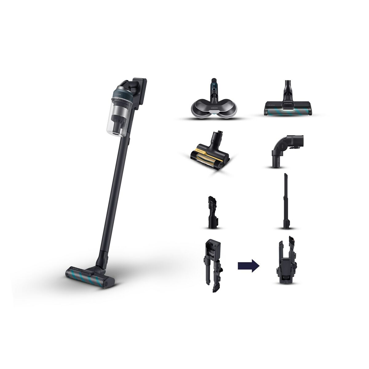 Sladdlös Dammsugare Samsung VS20C852FTB/WA Blå Svart 210 W 580 W