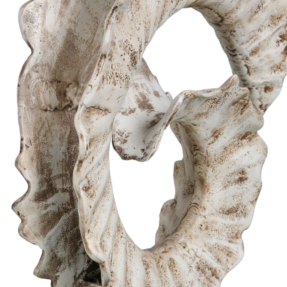 Prydnadsfigur Vit Svart Aluminium 33 x 11 x 51,5 cm - 5