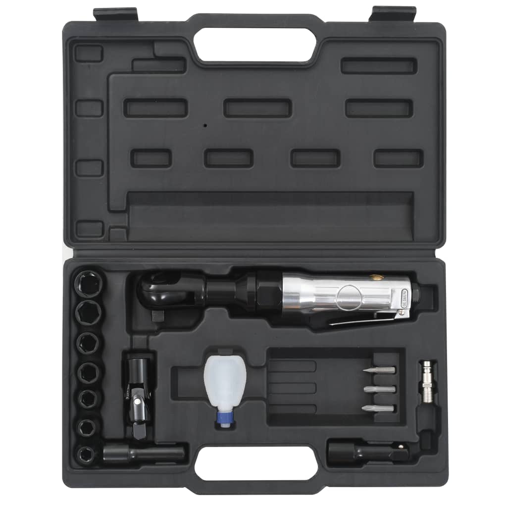 vidaXL Tryckluftsdrivet spärrhandtag kit 16 delar 1/2" - 4