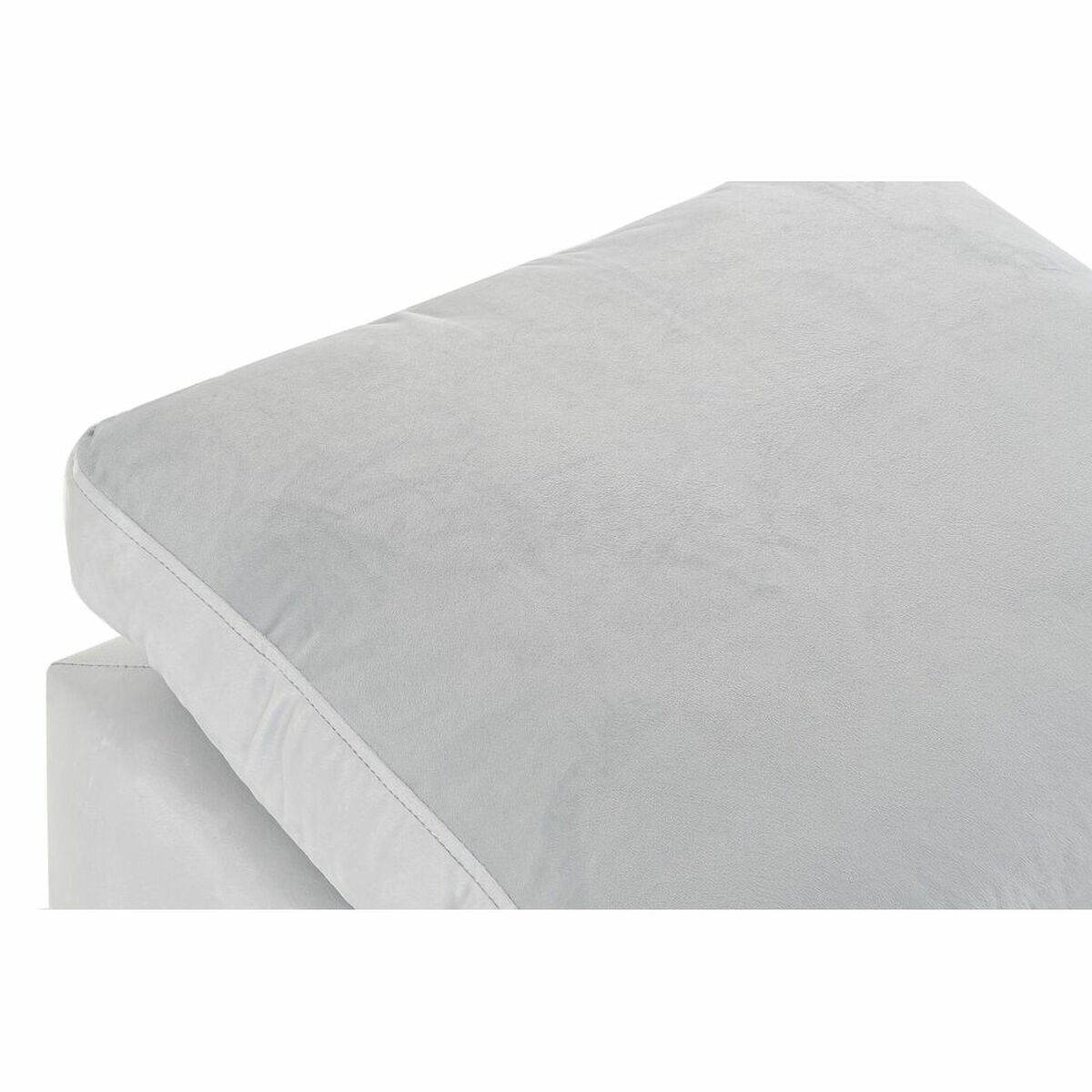 Fotpall DKD Home Decor Trä Polyester Celeste Modern (55 x 55 x 35 cm) - 5