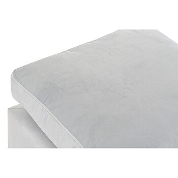 Fotpall DKD Home Decor Trä Polyester Celeste Modern (55 x 55 x 35 cm)