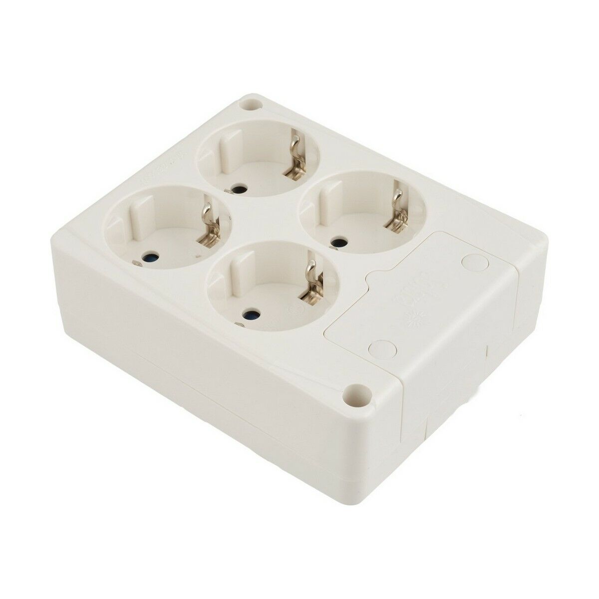 Ellist 4 Tomas-uttag utan brytare Solera 8104 - 2