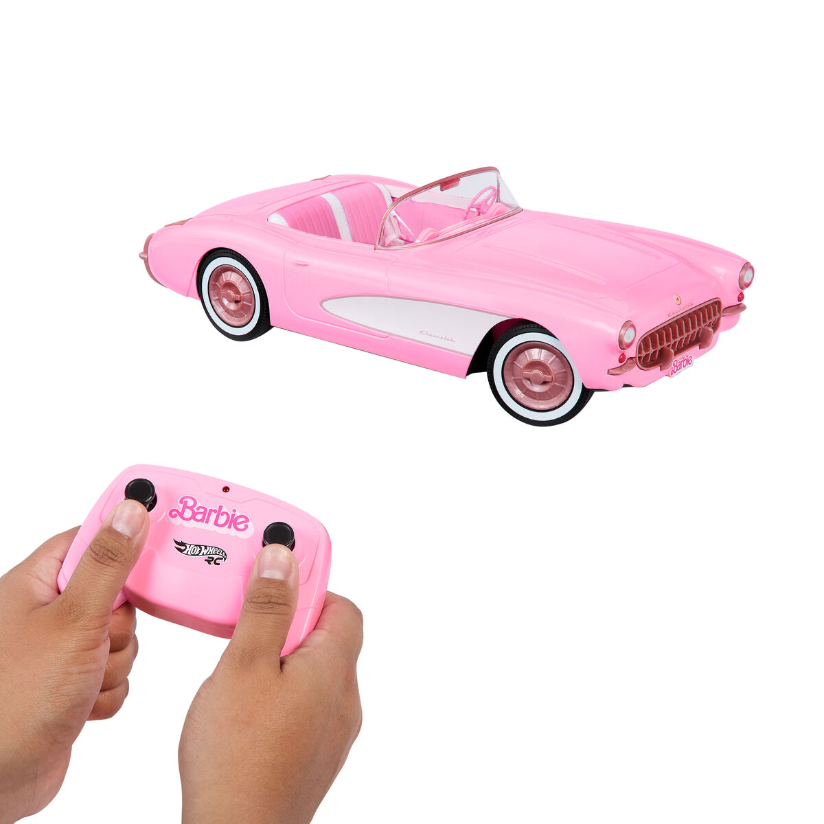 Fordon Barbie The Movie Hot Wheels RC Corvette - 2