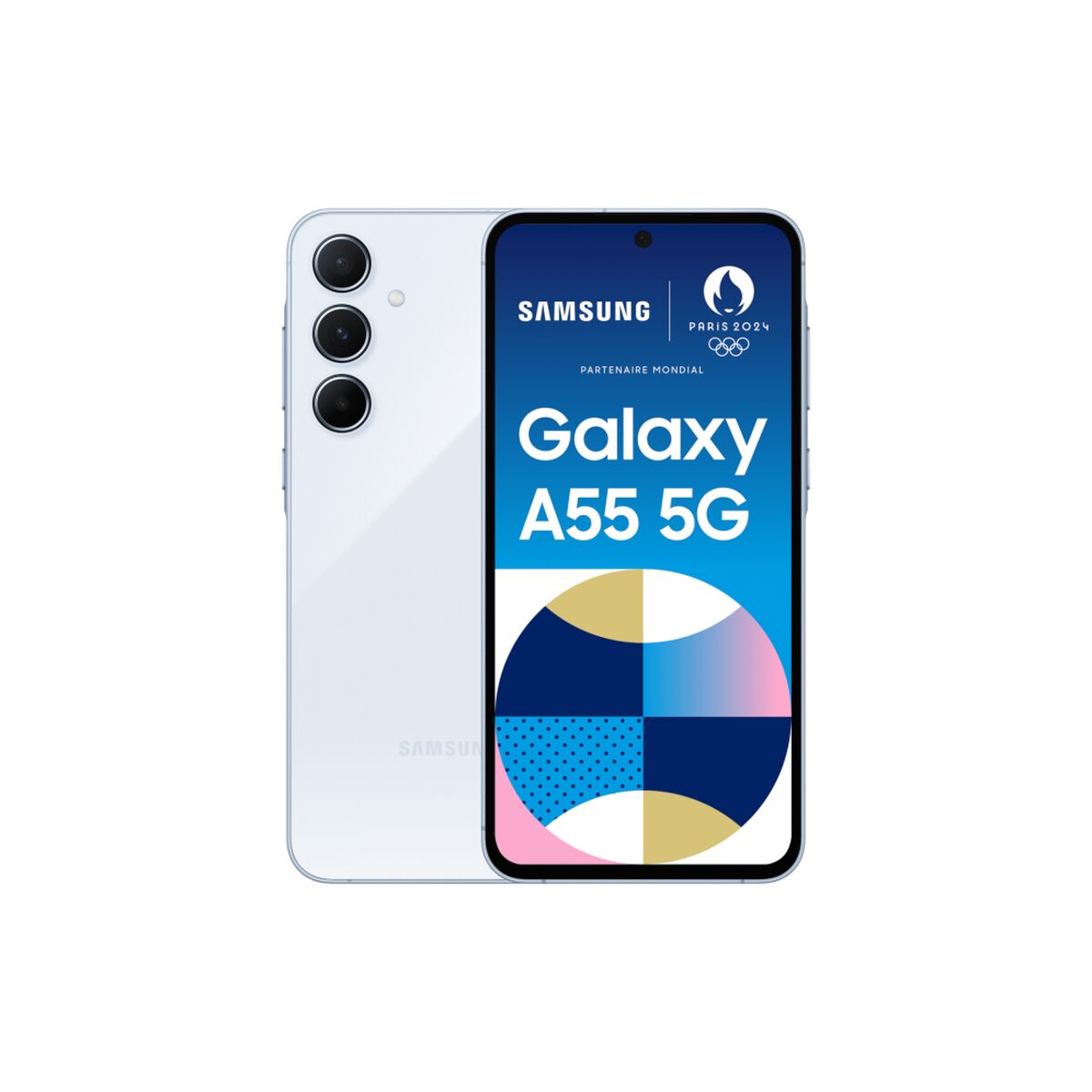 Smartphone Samsung 8 GB RAM 128 GB Blå Svart
